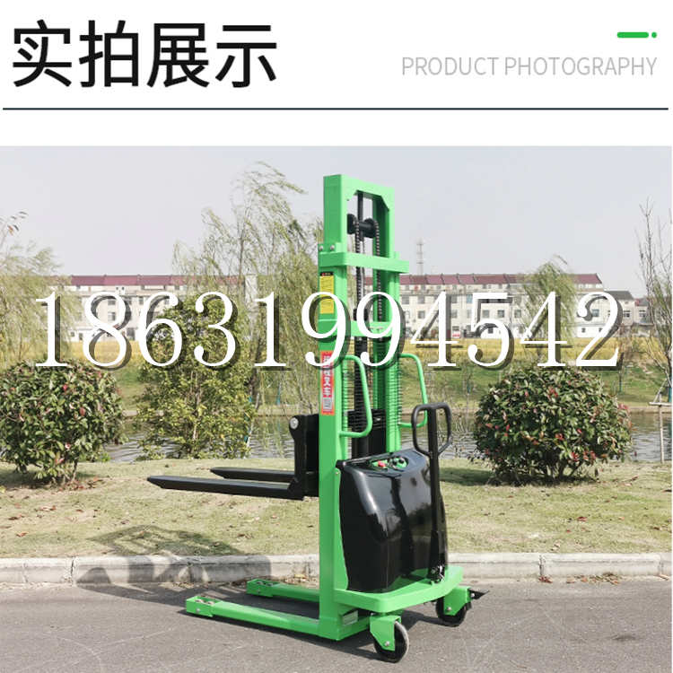 定陶区电动叉车堆高车液压铲车电瓶1吨2吨站驾步行式小型全自动叉车